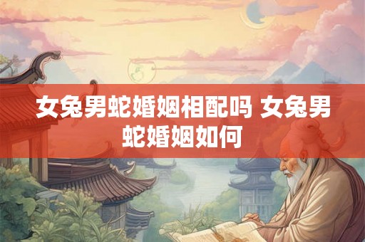 女兔男蛇婚姻相配吗 女兔男蛇婚姻如何