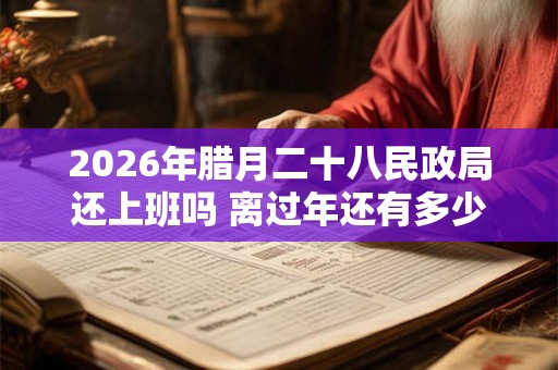 2026年腊月二十八民政局还上班吗 离过年还有多少天