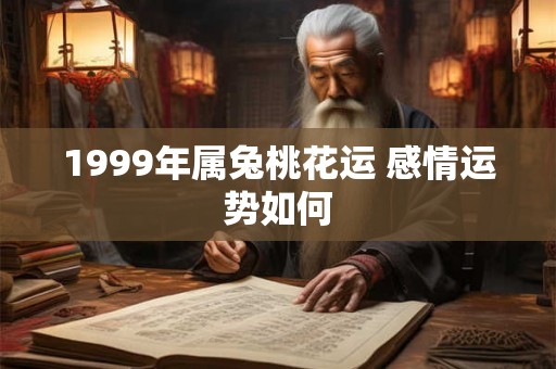 1999年属兔桃花运 感情运势如何