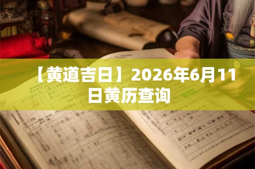 【黄道吉日】2026年6月11日黄历查询