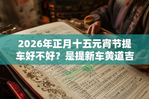 2026年正月十五元宵节提车好不好？是提新车黄道吉日吗