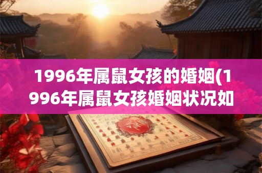 1996年属鼠女孩的婚姻(1996年属鼠女孩婚姻状况如何?) 1996年属鼠女孩的婚姻(1996年属鼠女孩婚姻状况如何?)