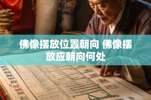 佛像摆放位置朝向 佛像摆放应朝向何处