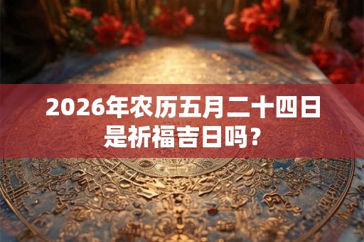 2026年农历五月二十四日是祈福吉日吗? 2026年农历五月二十四日是祈福吉日吗?