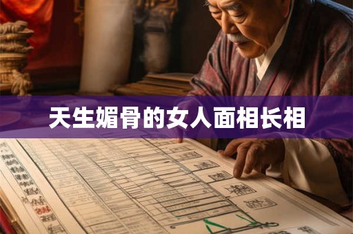 天生媚骨的女人面相长相