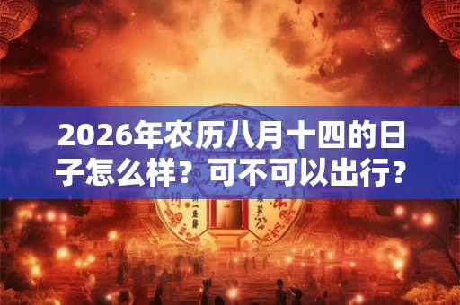 2026年农历八月十四的日子怎么样？可不可以出行？