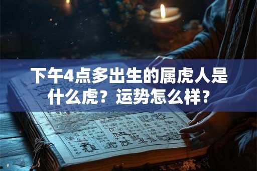 下午4点多出生的属虎人是什么虎?运势怎么样? 下午4点多出生的属虎人是什么虎?运势怎么样?
