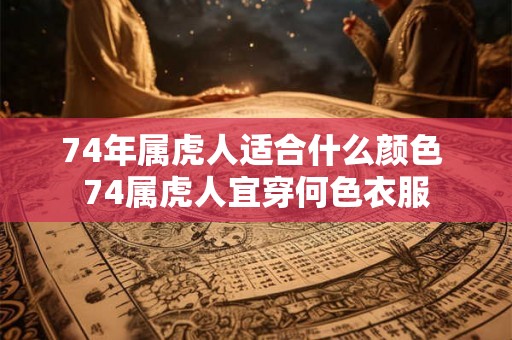 74年属虎人适合什么颜色 74属虎人宜穿何色衣服