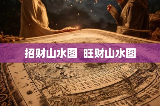 招财山水图 旺财山水图 招财山水图 旺财山水图