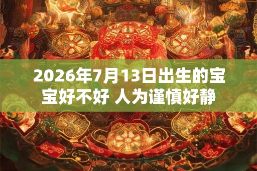 2026年7月13日出生的宝宝好不好 人为谨慎好静 2026年7月13日出生的宝宝好不好 人为谨慎好静