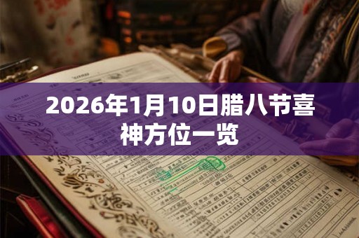 2026年1月10日腊八节喜神方位一览