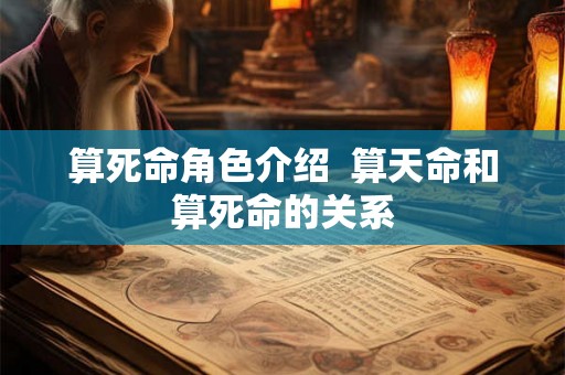 算死命角色介绍 算天命和算死命的关系 算死命角色介绍 算天命和算死命的关系