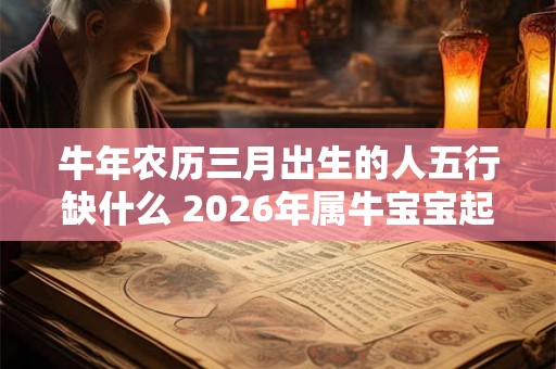 牛年农历三月出生的人五行缺什么 2026年属牛宝宝起名 牛年农历三月出生的人五行缺什么 2026年属牛宝宝起名