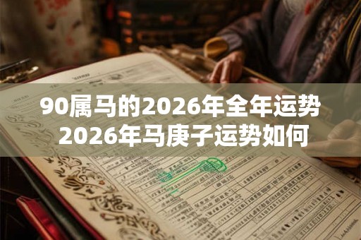 90属马的2026年全年运势 2026年马庚子运势如何 90属马的2026年全年运势 2026年马庚子运势如何