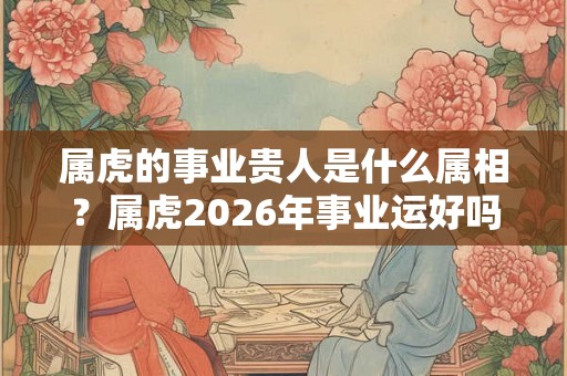 属虎的事业贵人是什么属相？属虎2026年事业运好吗？