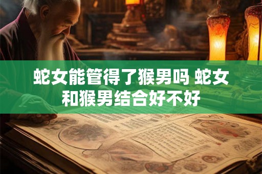 蛇女能管得了猴男吗 蛇女和猴男结合好不好