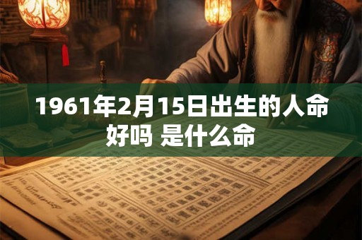 1961年2月15日出生的人命好吗 是什么命 1961年2月15日出生的人命好吗 是什么命