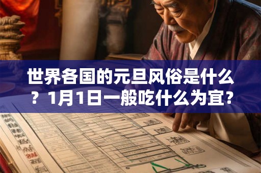 世界各国的元旦风俗是什么？1月1日一般吃什么为宜？