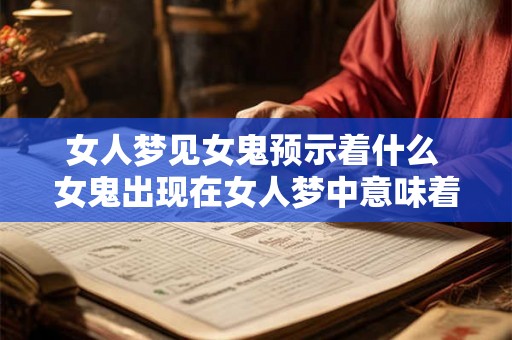 女人梦见女鬼预示着什么 女鬼出现在女人梦中意味着什么