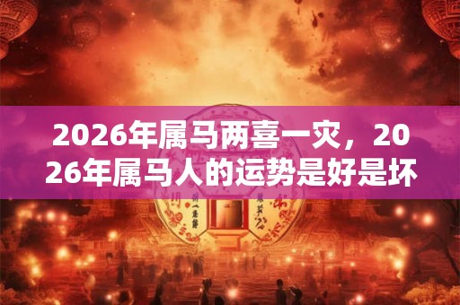 2026年属马两喜一灾,2026年属马人的运势是好是坏 2026年属马两喜一灾,2026年属马人的运势是好是坏