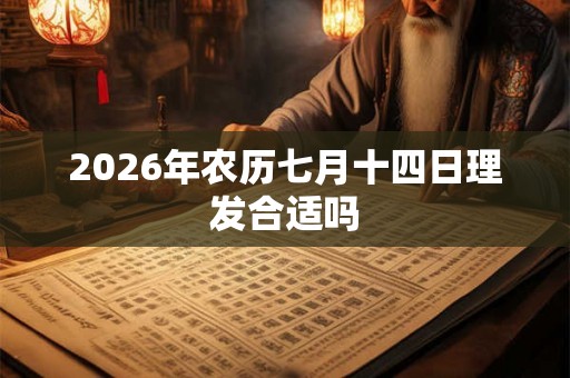 2026年农历七月十四日理发合适吗