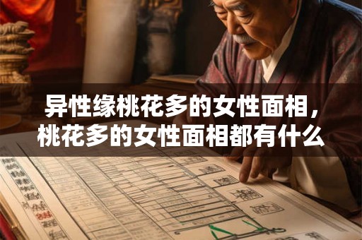 异性缘桃花多的女性面相，桃花多的女性面相都有什么特征？