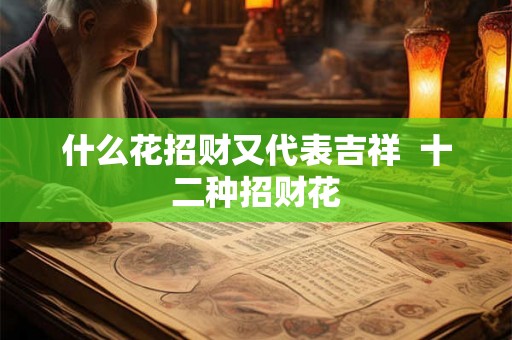 什么花招财又代表吉祥  十二种招财花