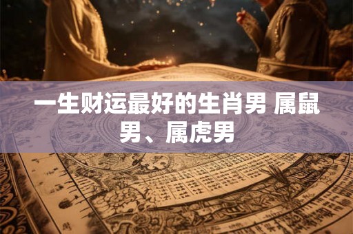 一生财运最好的生肖男 属鼠男、属虎男 一生财运最好的生肖男 属鼠男、属虎男