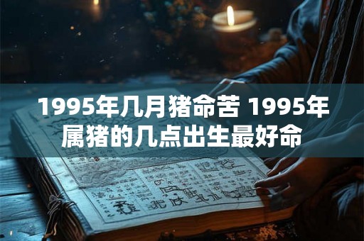 1995年几月猪命苦 1995年属猪的几点出生最好命