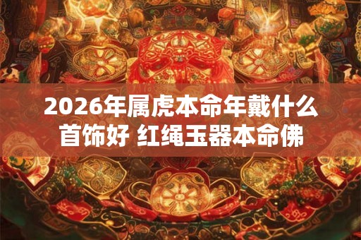 2026年属虎本命年戴什么首饰好 红绳玉器本命佛