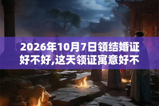 2026年10月7日领结婚证好不好,这天领证寓意好不好