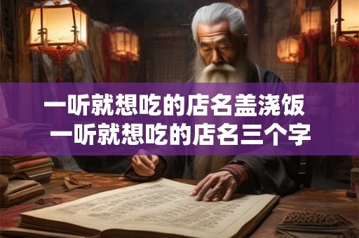 一听就想吃的店名盖浇饭 一听就想吃的店名三个字 一听就想吃的店名盖浇饭 一听就想吃的店名三个字