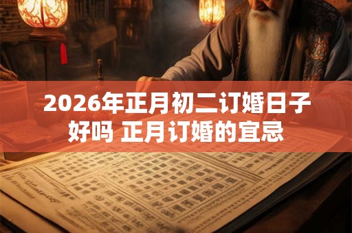 2026年正月初二订婚日子好吗 正月订婚的宜忌