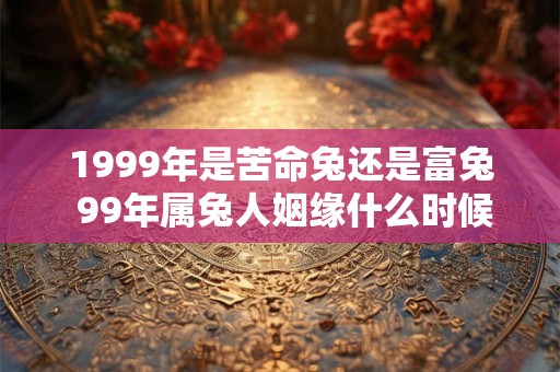 1999年是苦命兔还是富兔 99年属兔人姻缘什么时候到 1999年是苦命兔还是富兔 99年属兔人姻缘什么时候到