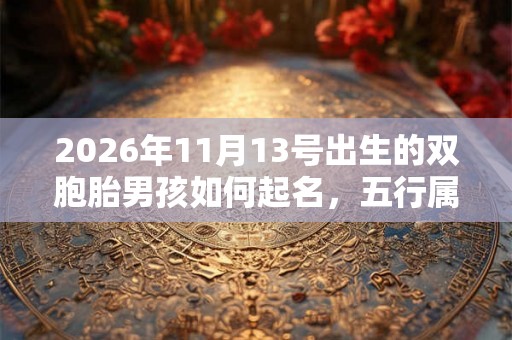 2026年11月13号出生的双胞胎男孩如何起名,五行属什么 2026年11月13号出生的双胞胎男孩如何起名,五行属什么
