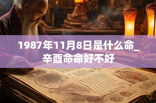 1987年11月8日是什么命_辛酉命命好不好 1987年11月8日是什么命_辛酉命命好不好