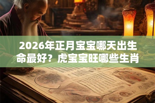 2026年正月宝宝哪天出生命最好?虎宝宝旺哪些生肖的父母? 2026年正月宝宝哪天出生命最好?虎宝宝旺哪些生肖的父母?