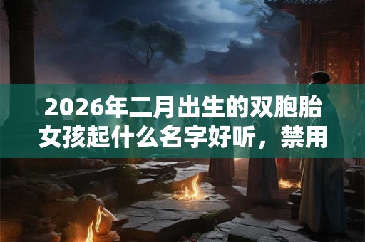 2026年二月出生的双胞胎女孩起什么名字好听，禁用什么字