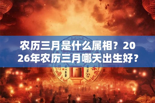 农历三月是什么属相？2026年农历三月哪天出生好？
