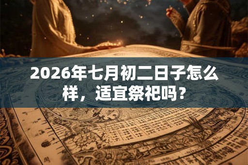 2026年七月初二日子怎么样，适宜祭祀吗？
