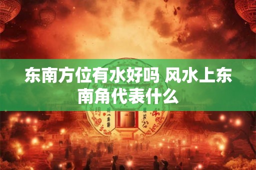 东南方位有水好吗 风水上东南角代表什么