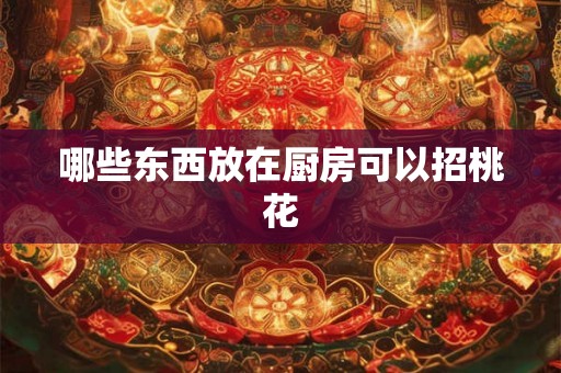 哪些东西放在厨房可以招桃花