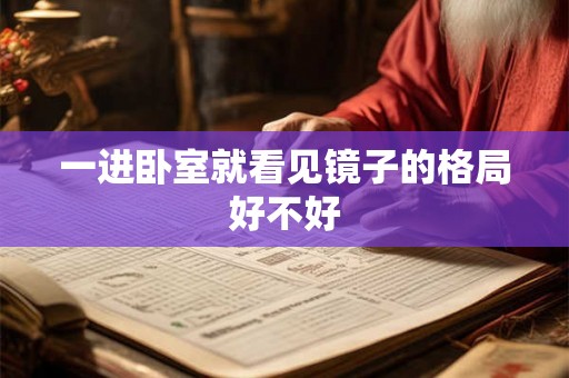 一进卧室就看见镜子的格局好不好