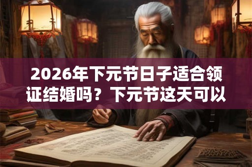 2026年下元节日子适合领证结婚吗？下元节这天可以领证吗？