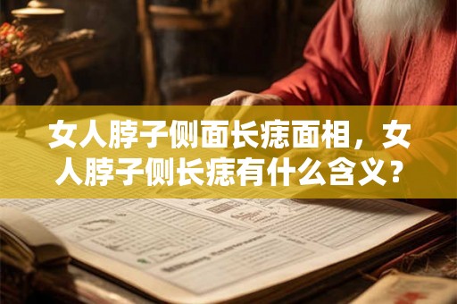 女人脖子侧面长痣面相，女人脖子侧长痣有什么含义？