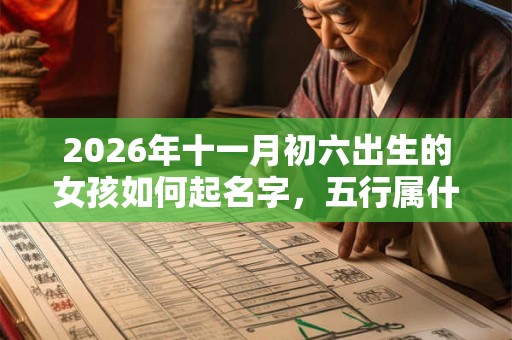 2026年十一月初六出生的女孩如何起名字,五行属什么 2026年十一月初六出生的女孩如何起名字,五行属什么