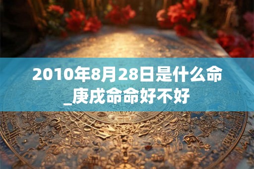 2010年8月28日是什么命_庚戌命命好不好