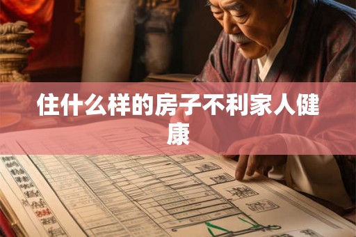 住什么样的房子不利家人健康