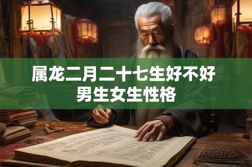 属龙二月二十七生好不好 男生女生性格 属龙二月二十七生好不好 男生女生性格