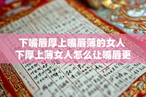 下嘴唇厚上嘴唇薄的女人 下厚上薄女人怎么让嘴唇更匀称 下嘴唇厚上嘴唇薄的女人 下厚上薄女人怎么让嘴唇更匀称